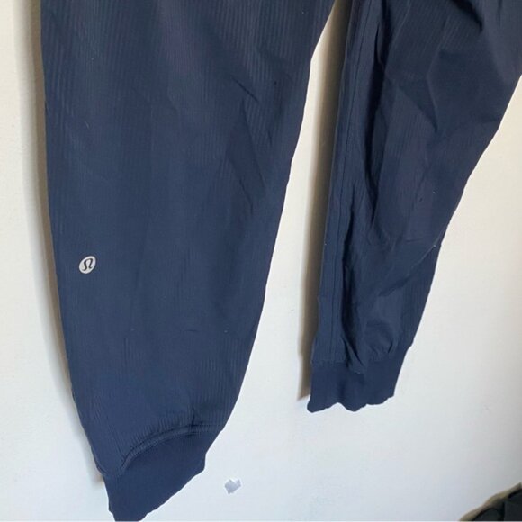 Lululemon Blue Dance Studio Pants No Size Tag Waist 34” Size 14-16 EUC - Picture 2 of 5